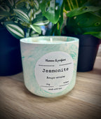 Jesmonite - Bougie verveine