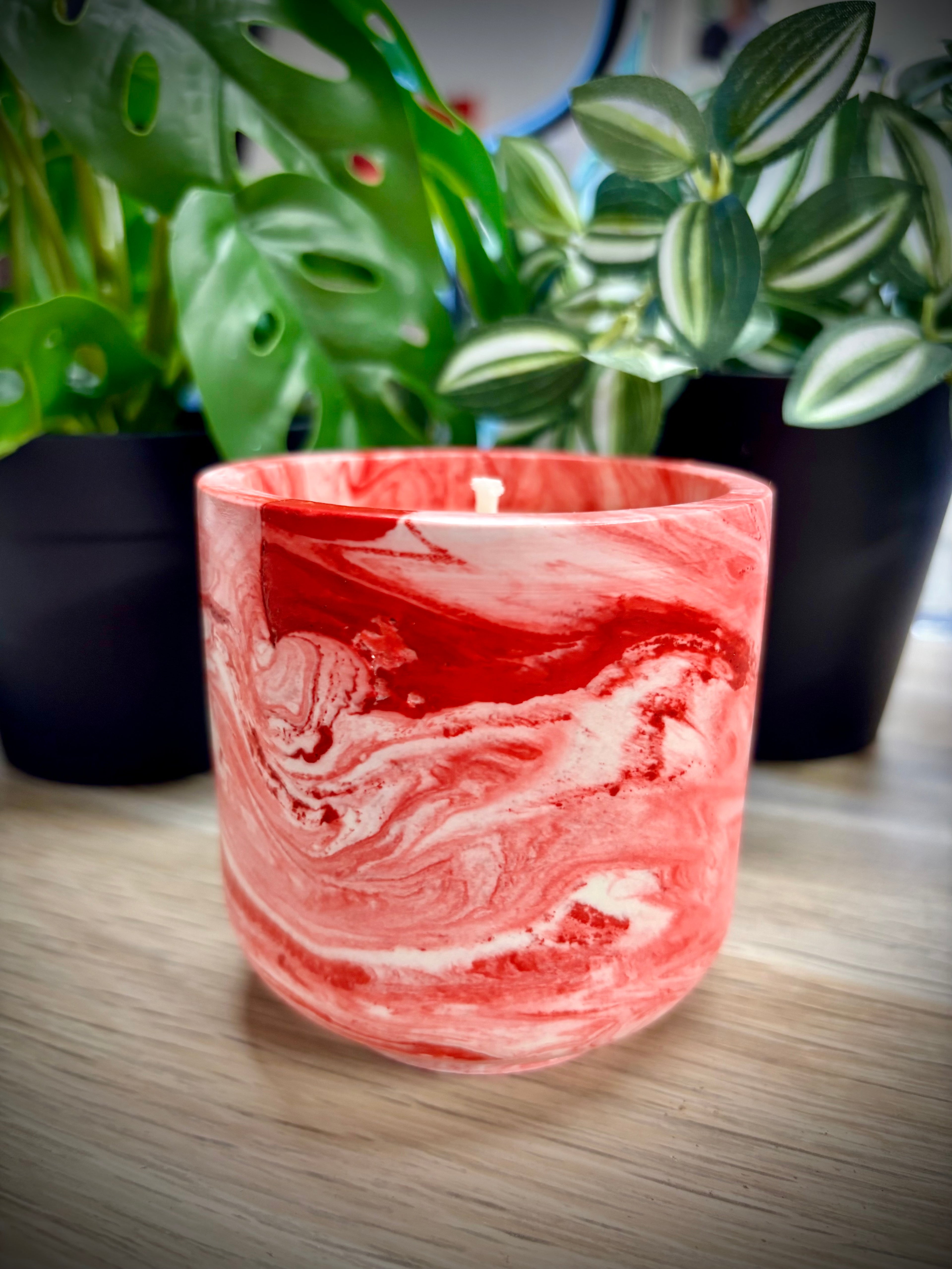 Jesmonite - Bougie fleur de Sakura