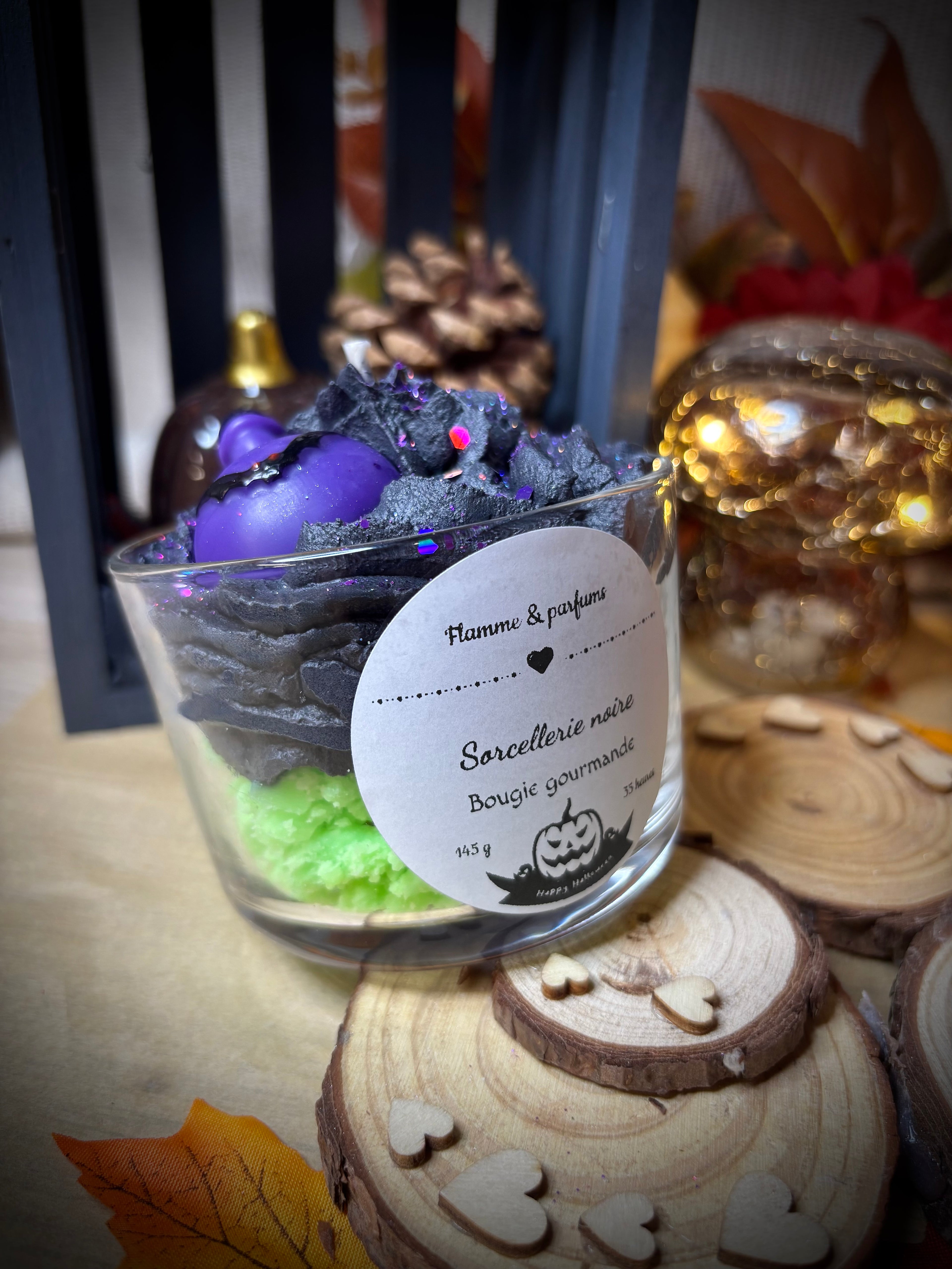 Bougie Gourmande - Sorcellerie noire 145g