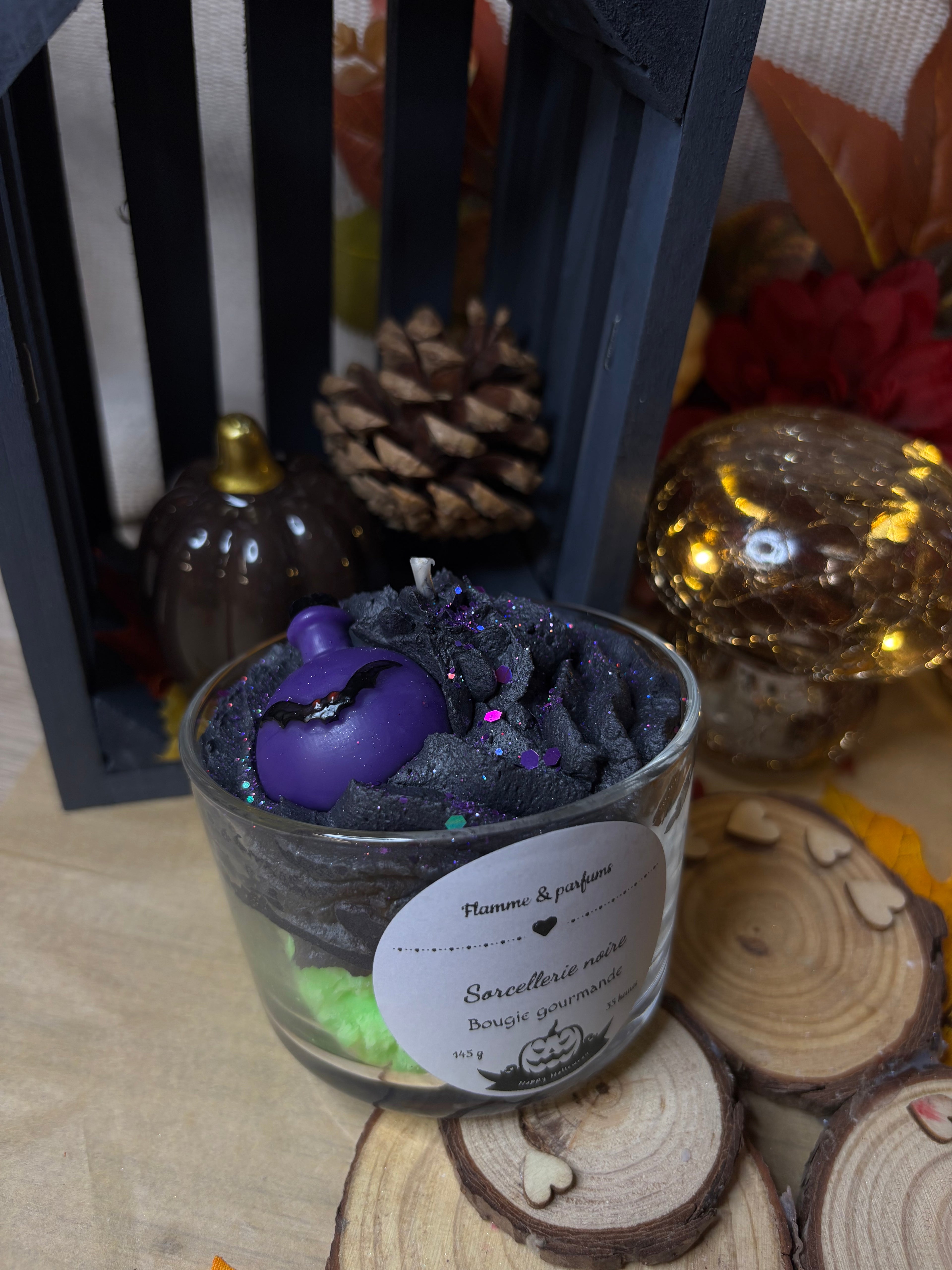 Bougie Gourmande - Sorcellerie noire 145g