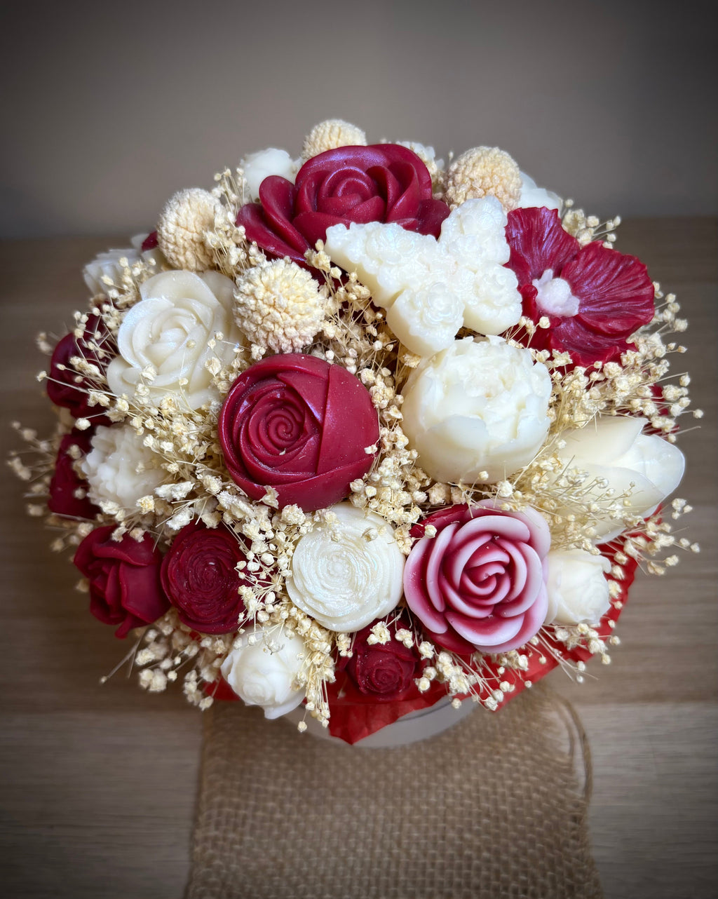 Bouquet de fondants Pinky Girl 450g - vue côté