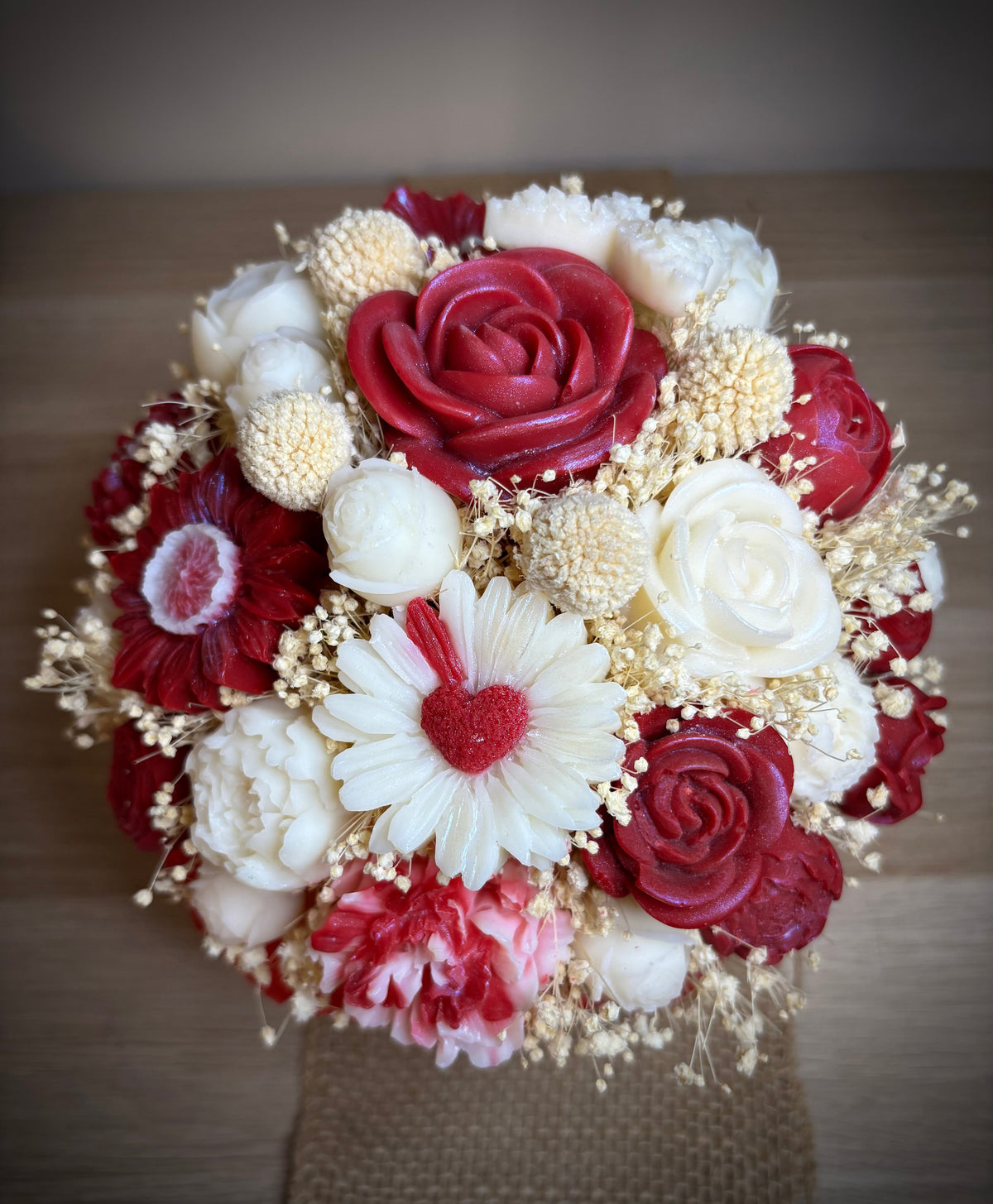 Bouquet de fondants Pinky Girl 450g - vue de dessus