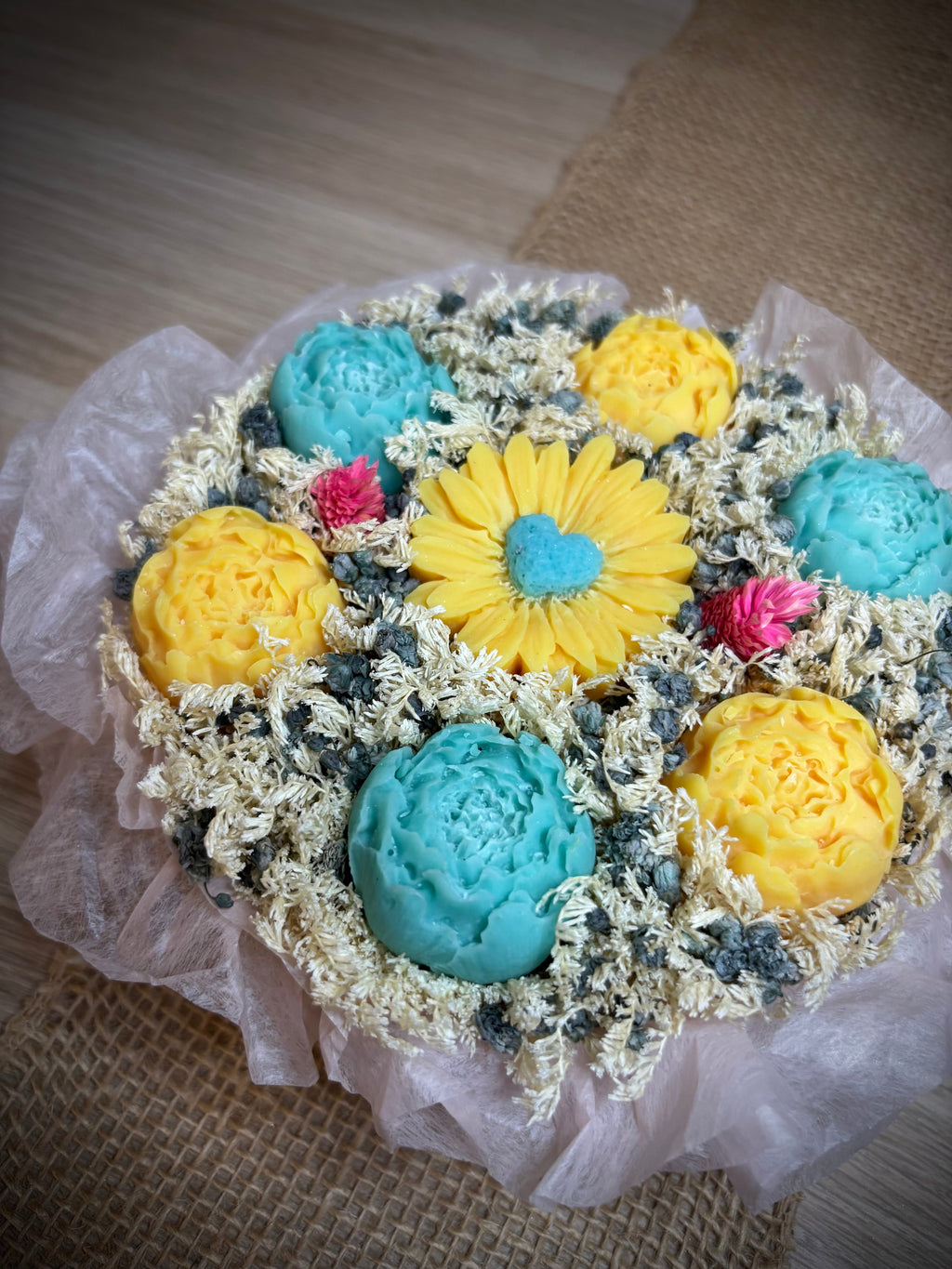 Bouquet de fondants Monoï des Îles 200g - vue angle