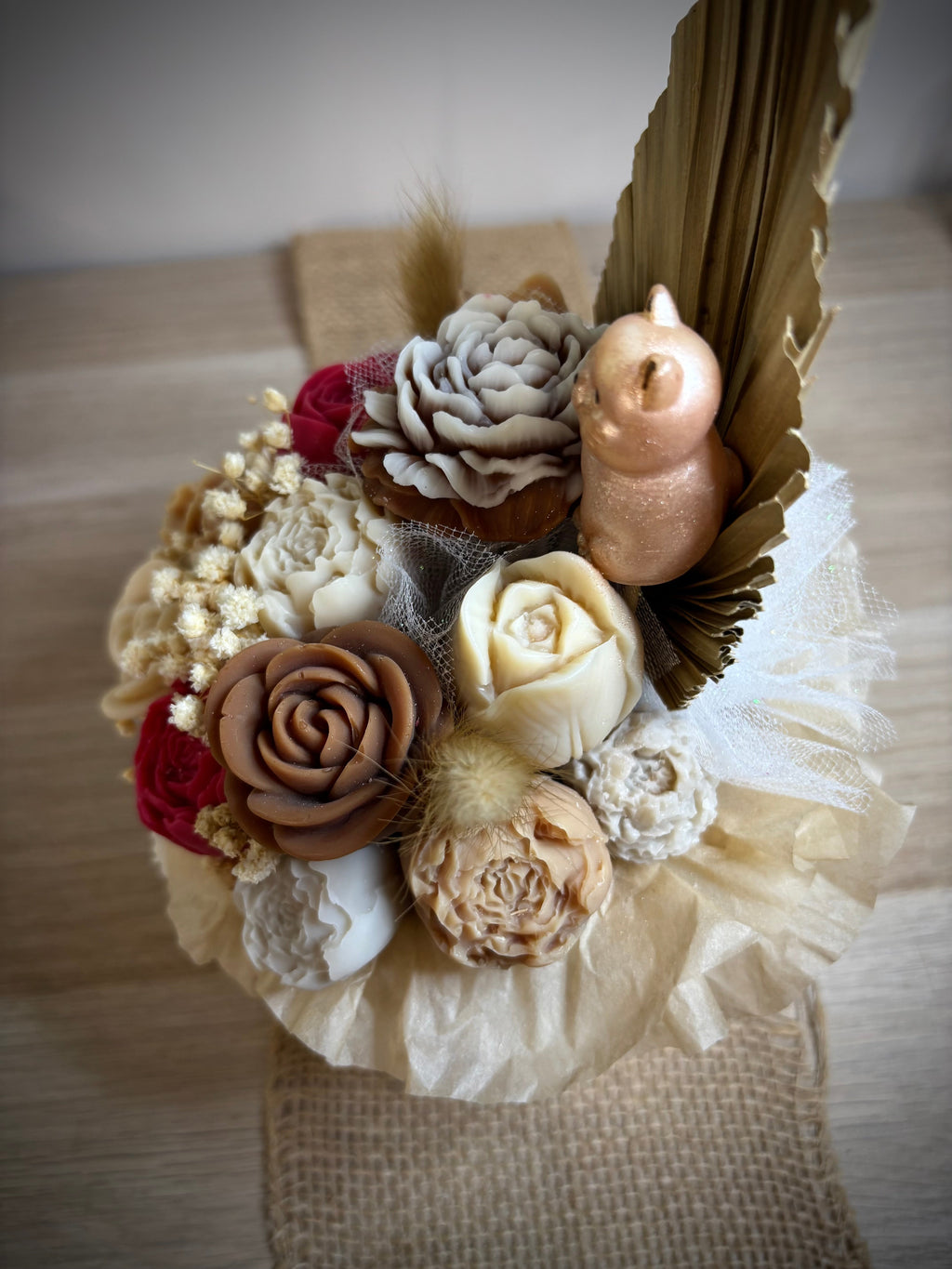 Bouquet de fondants Hibiscus 450g - vue côté
