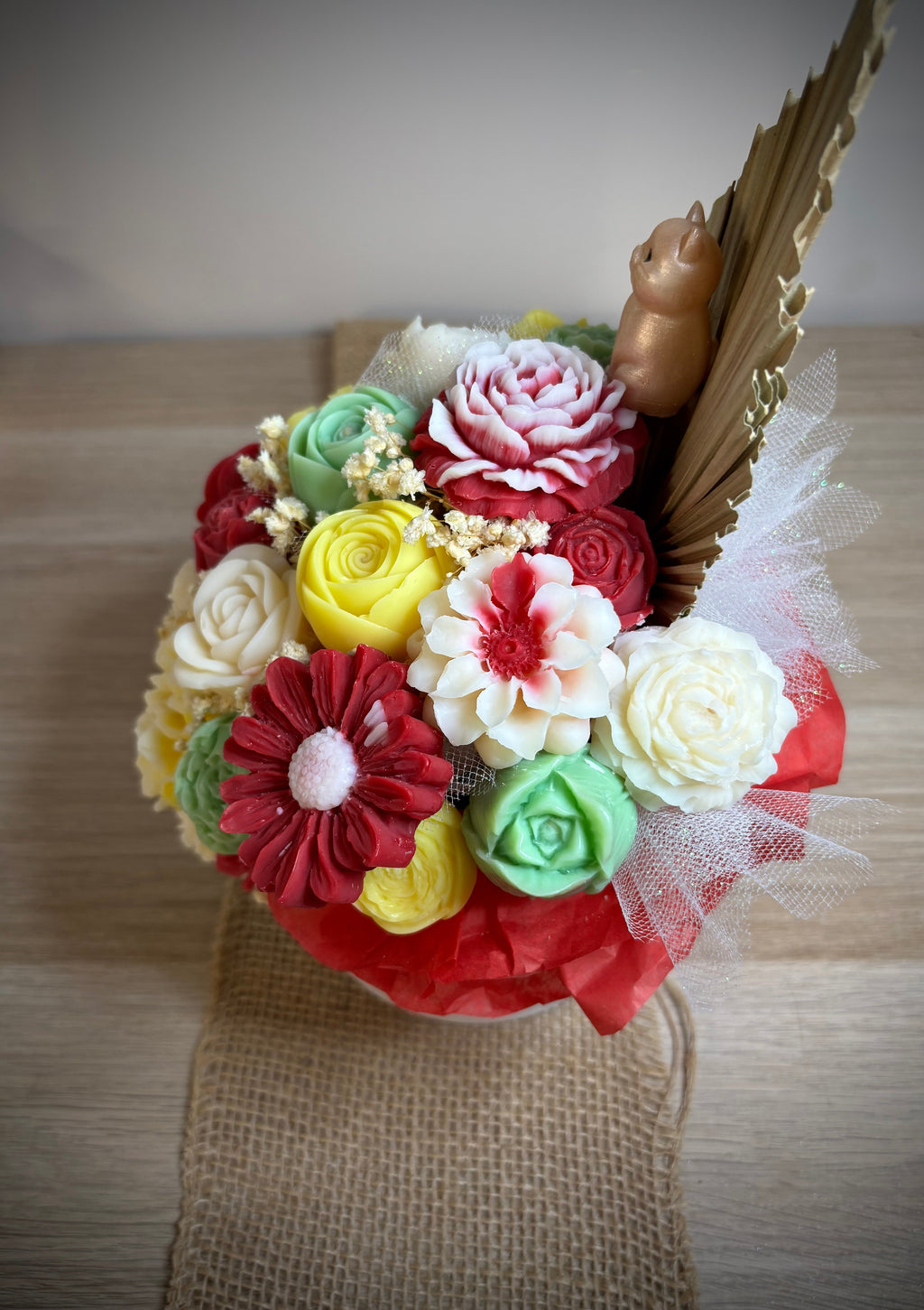 Bouquet de fondants Fleur de Sakura 450g - vue côté