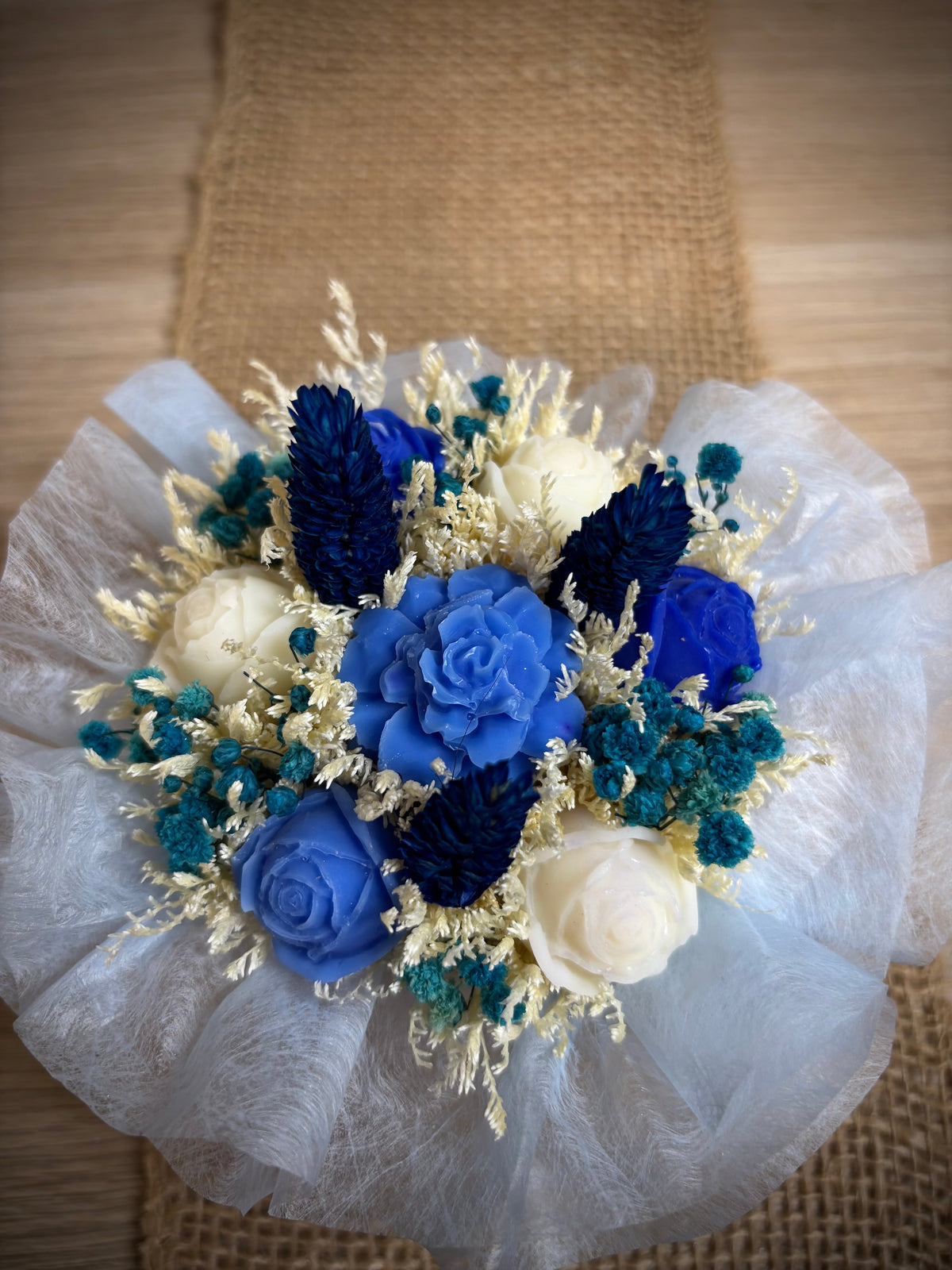 Bouquet de fondants Sel de Mer et Fleur de Lotus 100g - vue de dessus