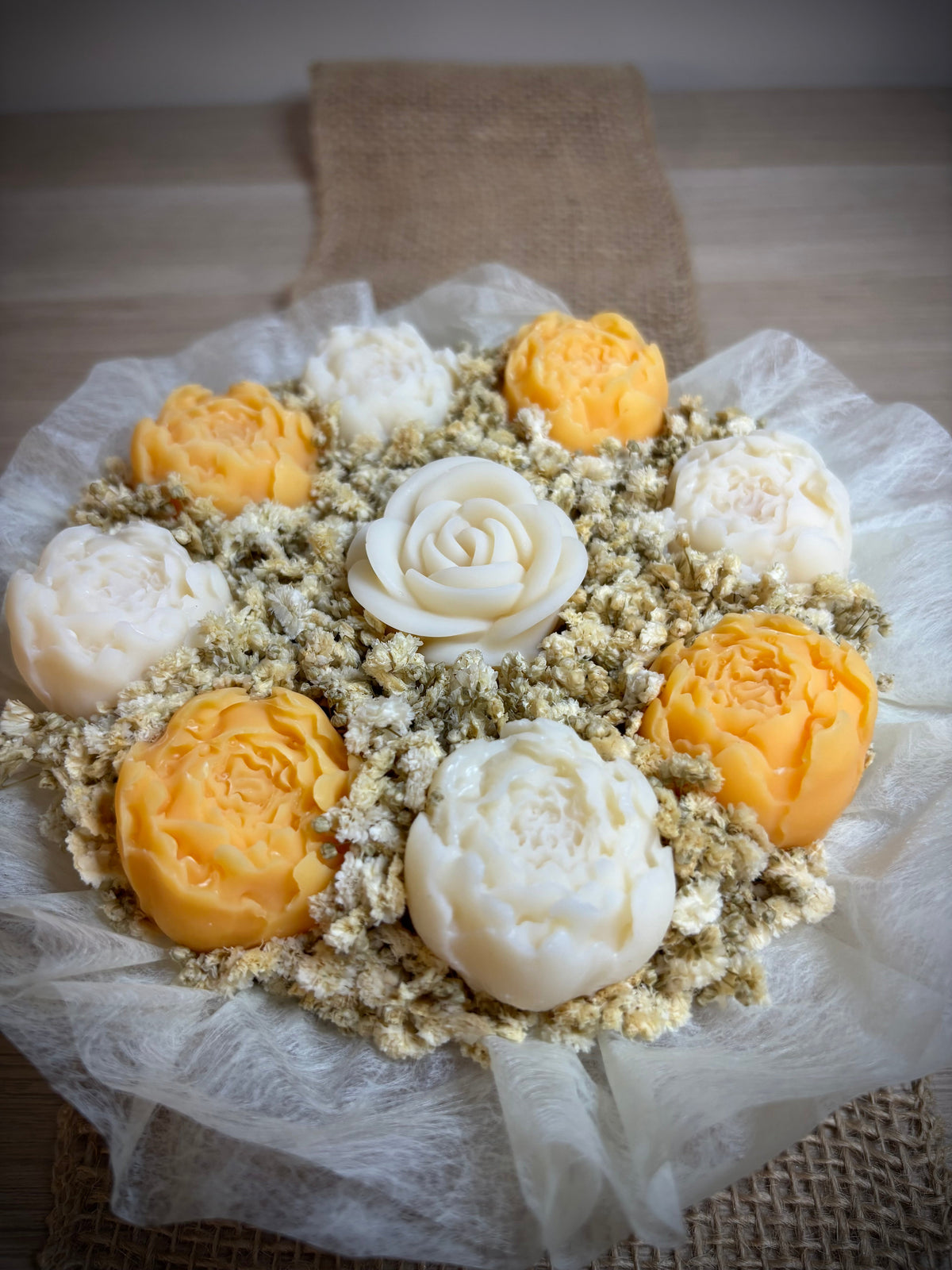 Bouquet de fondants Jasmin 200g - vue angle